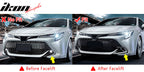 2022-2023 Toyota Corolla Gloss Black Front Bumper Lip + Side Canards