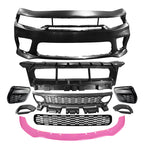 2015-2023 Dodge Charger Widebody SRT Front Bumper Cover + Pink Lip PP