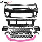 2015-2023 Dodge Charger Widebody SRT Front Bumper Cover + Pink Lip PP