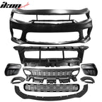 2015-2023 Dodge Charger Widebody SRT Bumper Cover Matte Black Lip PP