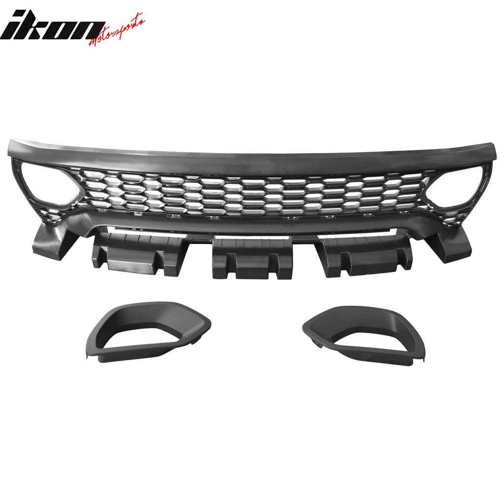 2015-2023 Dodge Charger Widebody SRT Front Bumper Cover Yellow Lip PP