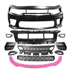 2015-2023 Dodge Charger Widebody SRT LED Bumper Cover Pink Lip PP