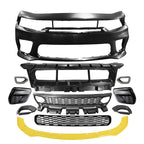 2015-2023 Dodge Charger Widebody SRT Bumper Cover Yellow Lip PP