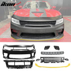 2015-2023 Dodge Charger Rear &  Front Bumper Yellow Lip Diffuser