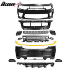 2015-2023 Dodge Charger Rear &  Front Bumper Yellow Lip Diffuser