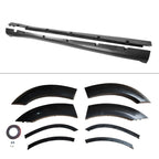 2015-2023 Dodge Charger IKON Matte Black Front Rear Bumper Covers PP