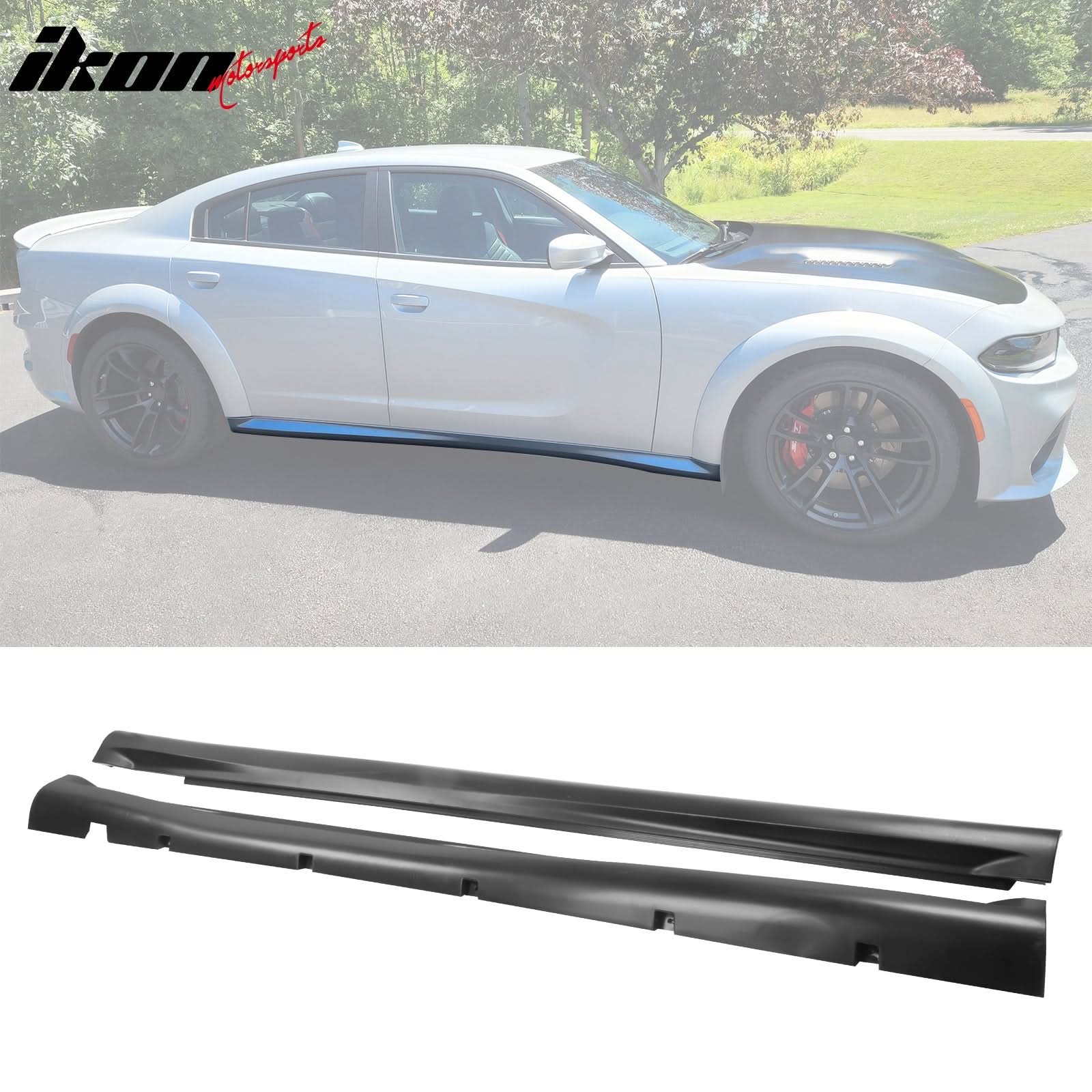 2015-2023 Dodge Charger Widebody Rear Bumper Covers W/ SRT Grilles ABS
