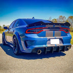 2020-2023 Dodge Charger Widebody Bumper Cover Rear Lip Diffuser PP