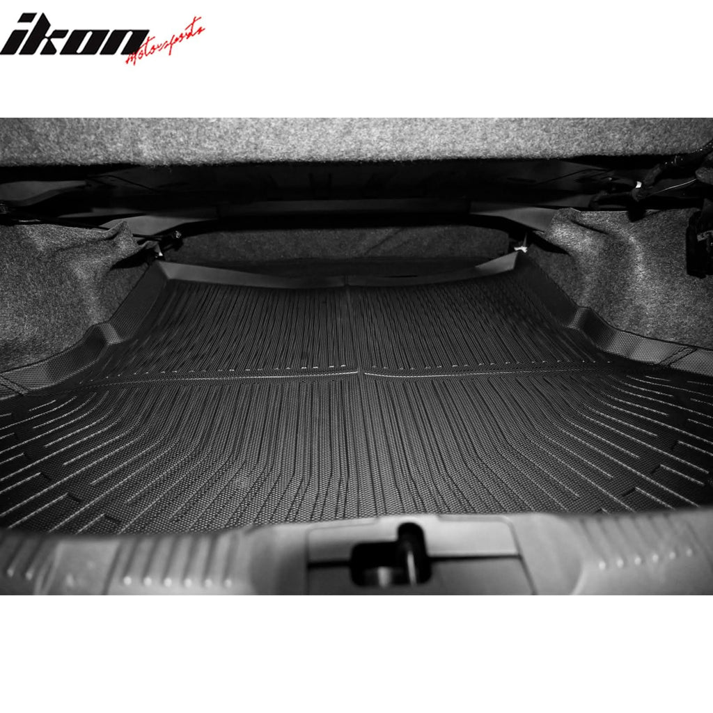 2015-2023 Ford Mustang 3D Floor Mats All Weather Trunk Carpets TPE