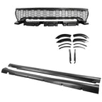 2015-2023 Dodge Charger Widebody Whole Bumper Kits Diffuser LED PP