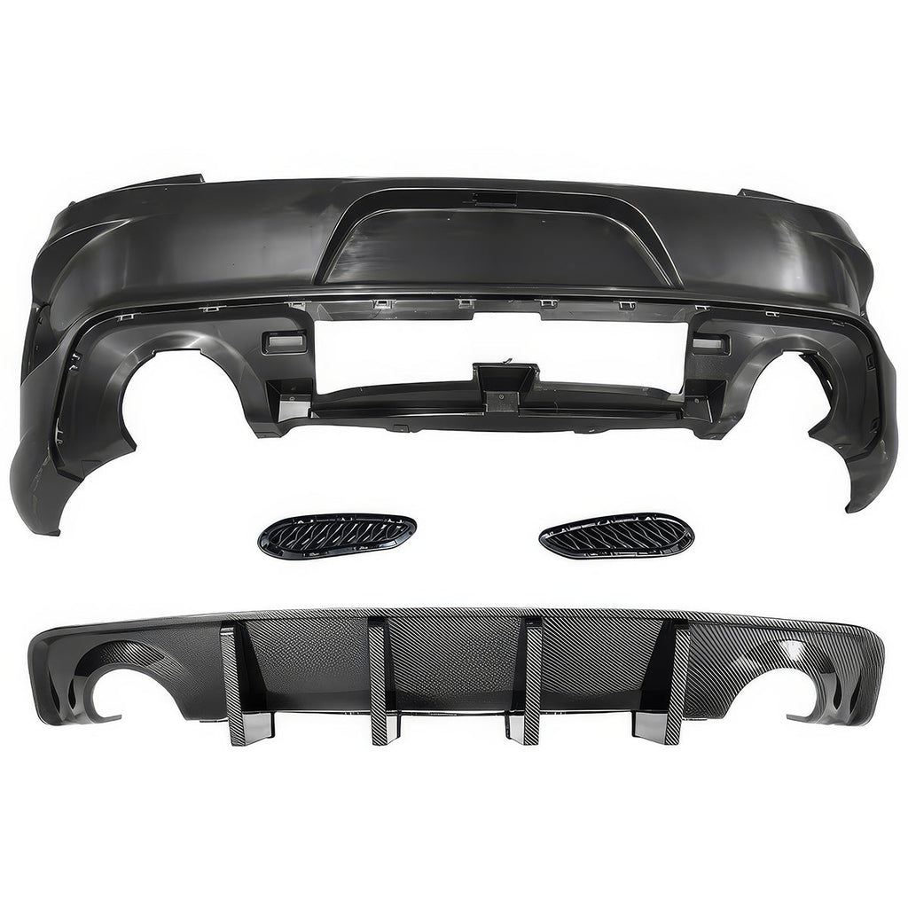 2015-2023 Dodge Charger Widebody Whole Bumper Kits Diffuser LED PP