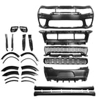 2015-2023 Dodge Charger Widebody Gloss Whole Bumper Diffuser PP W/ LED
