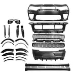 2015-2023 Dodge Charger Widebody Gloss Whole Bumper Diffuser PP W/ LED