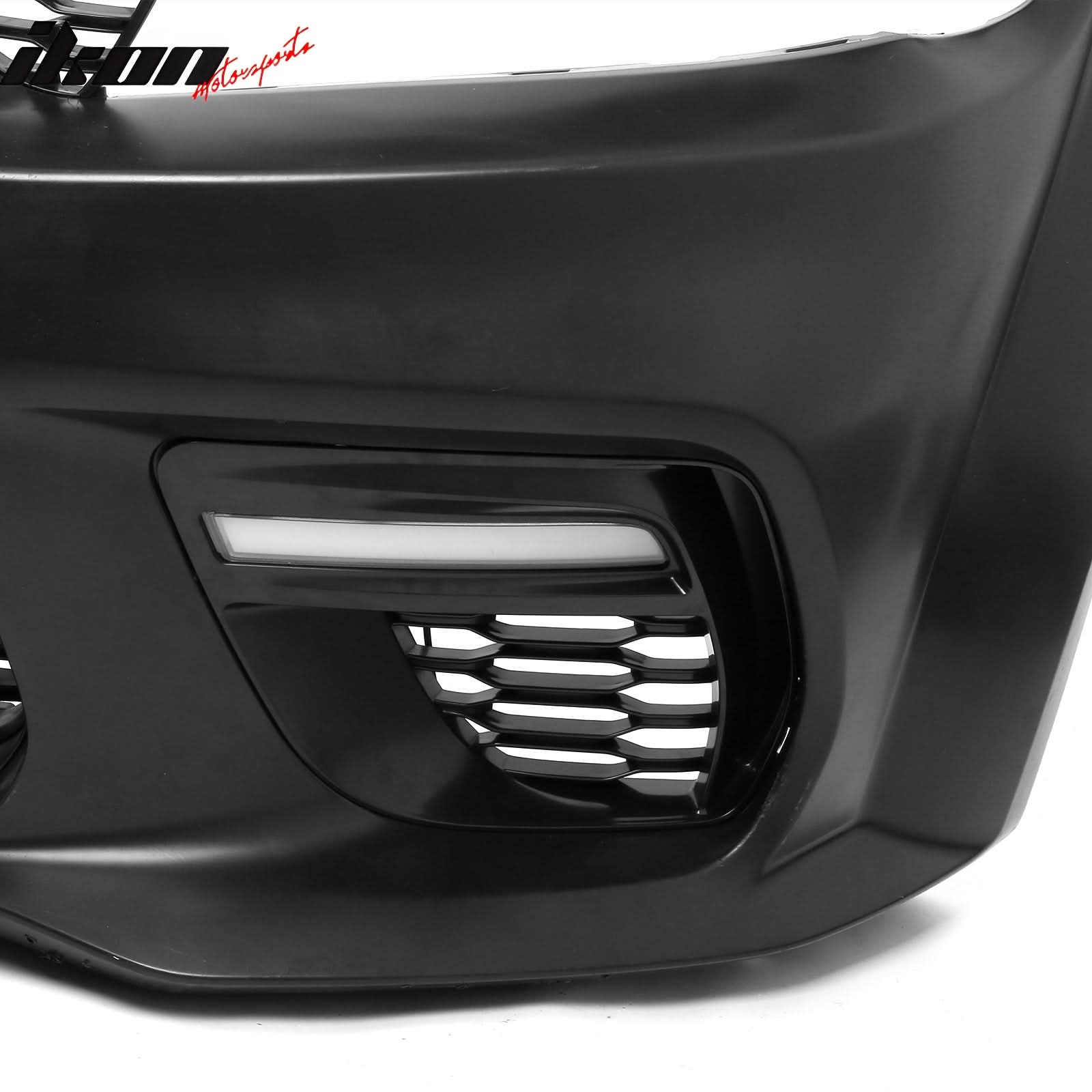2015-2023 Dodge Charger Widebody Gloss Whole Bumper Diffuser PP W/ LED