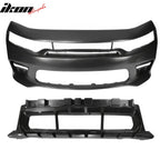2015-2023 Dodge Charger Widebody SRT Black Front Bumper W/LED Light PP