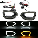 2015-2023 Dodge Charger Widebody SRT Black Front Bumper W/LED Light PP