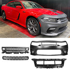 2015-2023 Dodge Charger Widebody SRT Unpainted Front Rear LED Bumpers