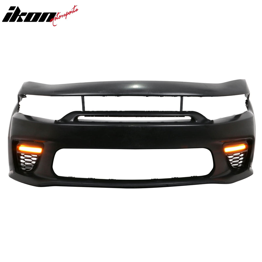2015-2023 Dodge Charger Widebody SRT Unpainted Front Rear LED Bumpers