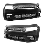 2015-2023 Dodge Charger Widebody Front Bumper Cover Pink Lip LED PP