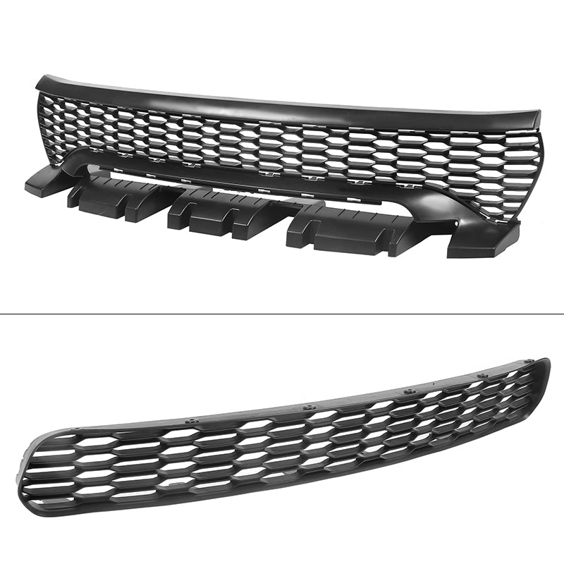 2015-2023 Dodge Charger Widebody Front Bumper Cover Pink Lip LED PP