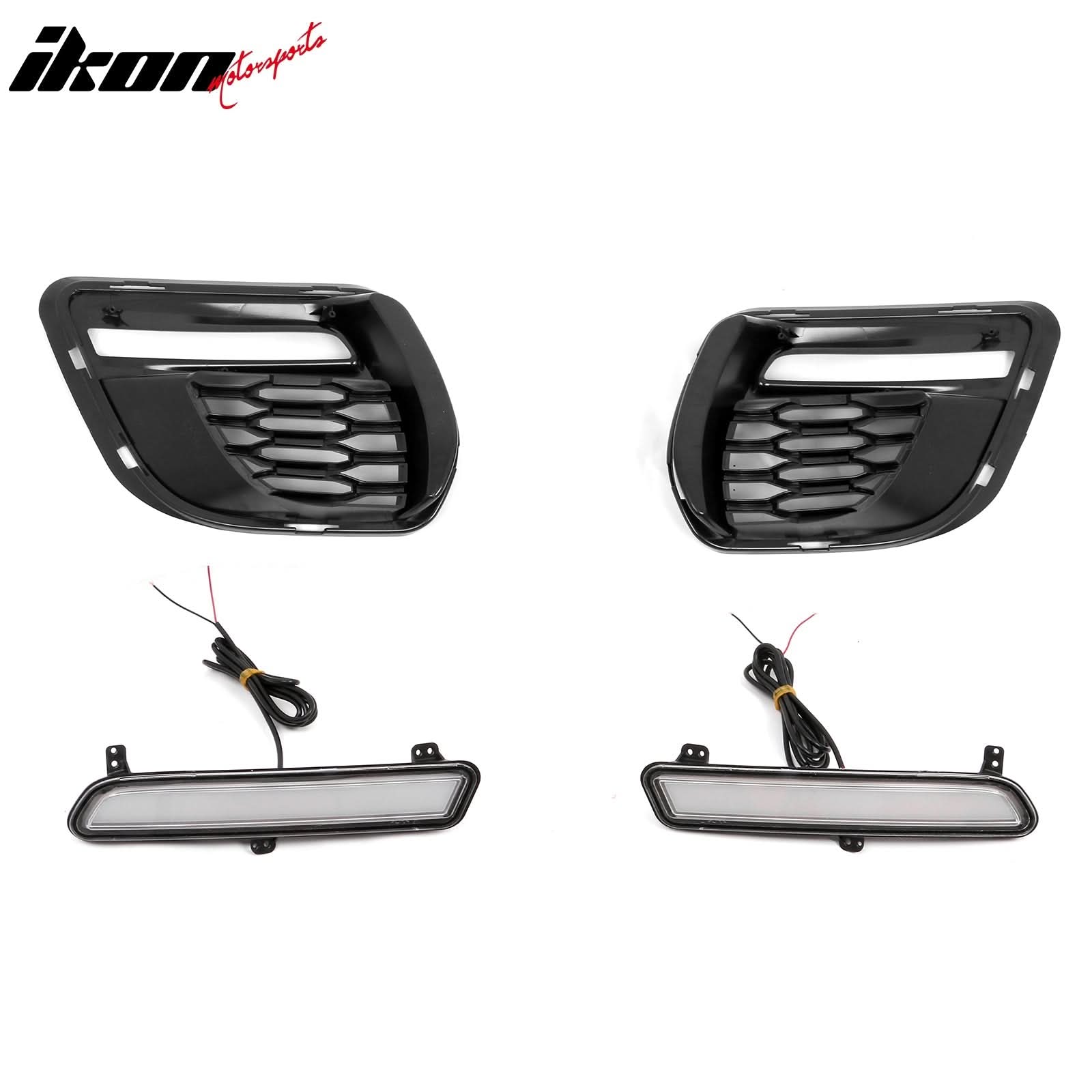 2015-2023 Dodge Charger Widebody Front Bumper Cover Pink Lip LED PP