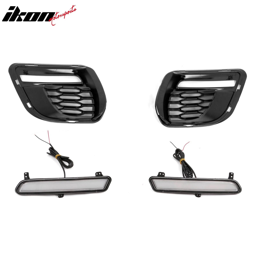 2015-2023 Dodge Charger Widebody SRT LED Front Bumper Cover Pink PP
