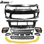 2015-2023 Dodge Charger Widebody SRT Bumper Cover Yellow Lip LED