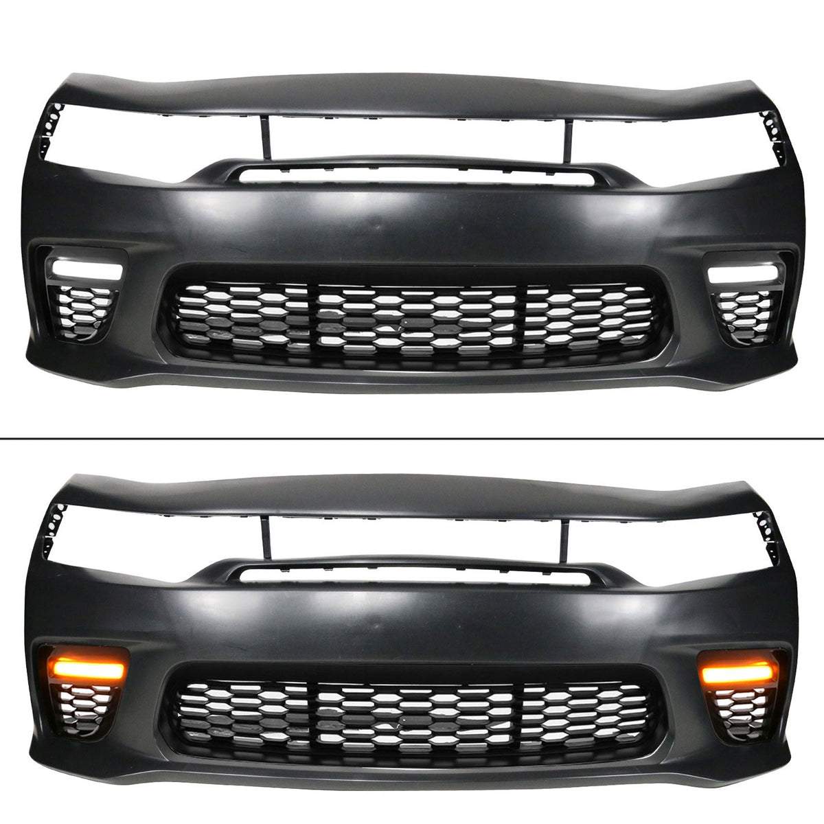 2015-2023 Dodge Charger Widebody SRT LED Front Bumper Pink Lip PP