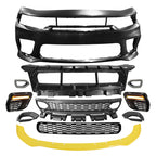 2015-2023 Dodge Charger Widebody SRT Bumper Cover Yellow Lip LED PP