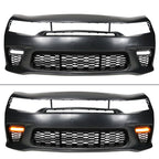 2015-2023 Dodge Charger Widebody SRT Rear Front Bumper Pink Lip PP LED