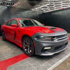 2015-2023 Dodge Charger Widebody SRT LED Front Bumper Matte Black Lip