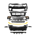 2015-2023 Dodge Charger Widebody SRT Front Bumper Yellow Lip PP LED