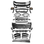 2015-2023 Charger Widebody Rear Bumper Covers W/ SRT Grilles LED ABS