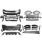 2015-2023 Charger Widebody Rear Bumper Covers W/ SRT Grilles LED ABS