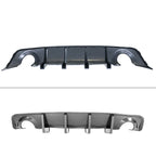 2015-2023 Charger Widebody Rear Bumper Covers W/ SRT Grilles LED ABS