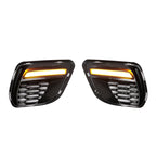 2015-2023 Charger IKON Gloss Black Front Rear Bumper Covers LED PP