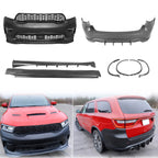 21-24 Dodge Durango Front Rear Bumper Cover Hellcat Style V1 Diffuser