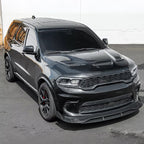 2021-2024 Dodge Durango SRT Hellcat Front Bumper Lip Matte Black 5PC