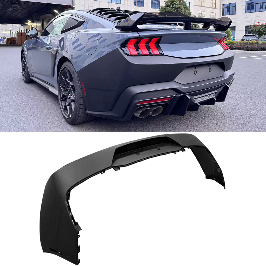 2024-2025 Ford Mustang Bumper Cover W/ Rock Matte Black Diffuser PP