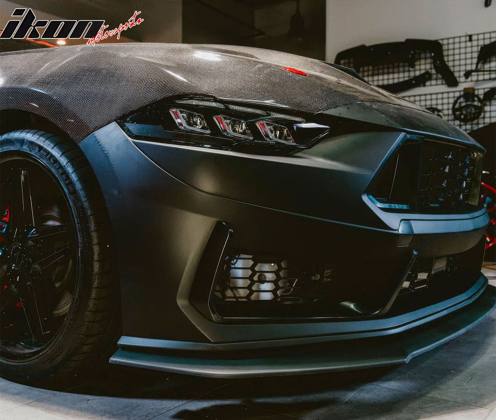2018-2023 Ford Mustang Dark Horse Style Front Bumper Conversion Kit PP