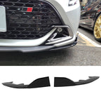 2019-2025 Toyota Corolla Gloss Black Front Splitters + Side Canards