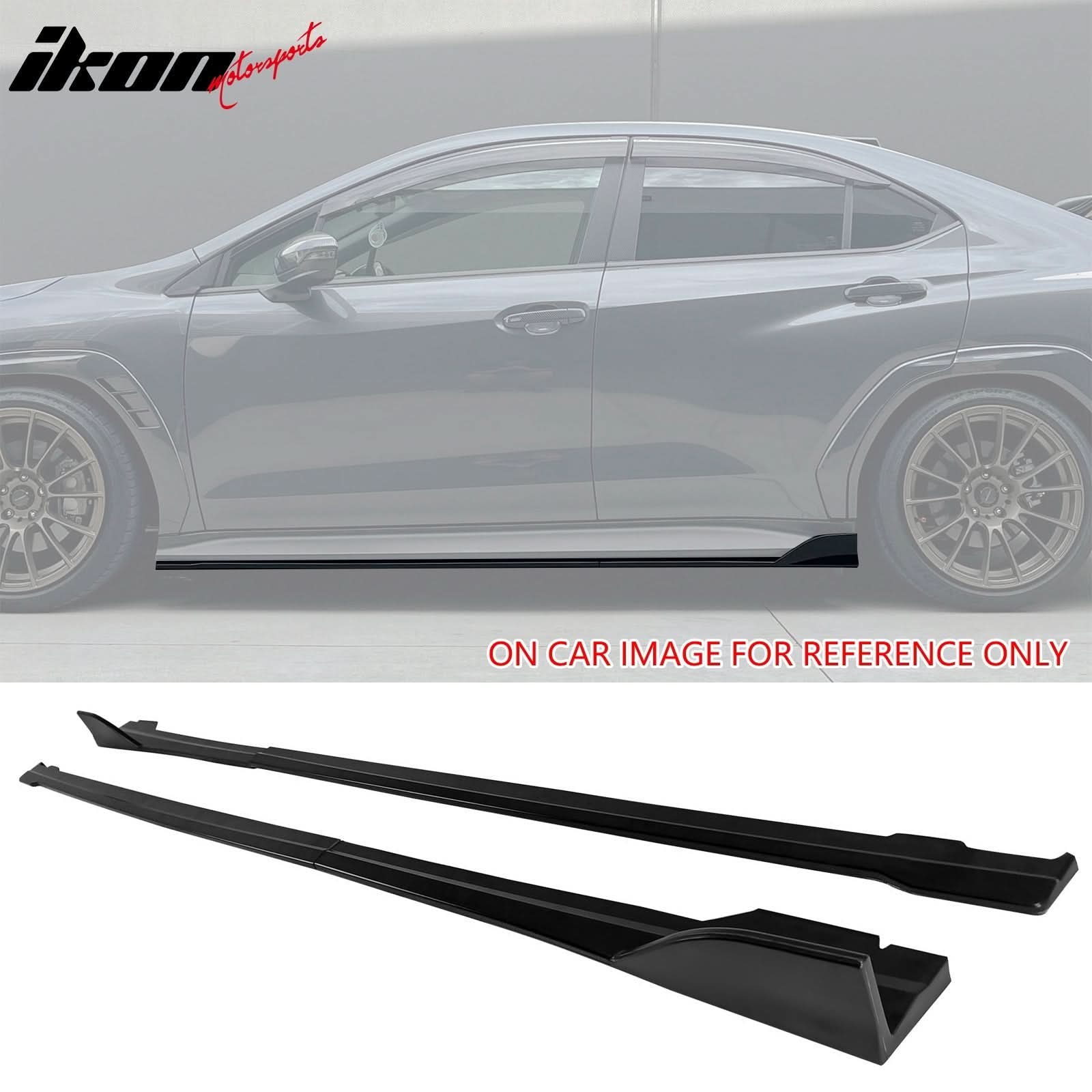 2022-2025 Subaru WRX D Matte Black Front Rear Bumper Lip Corner Aprons