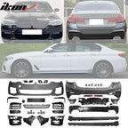 2017-2020 BMW G30 5 Series M-Tech Front Rear Bumper Covers Side Skirts