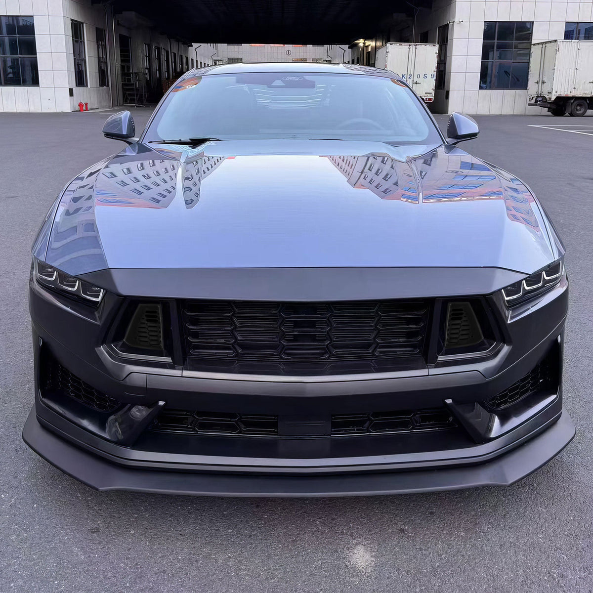 2024-2025 Ford Mustang Dark Horse Front Bumper Conversion W/ Grille PP