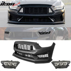 2015-2017 Ford Mustang Dark Horse Bumper Cover Switchback Headlight