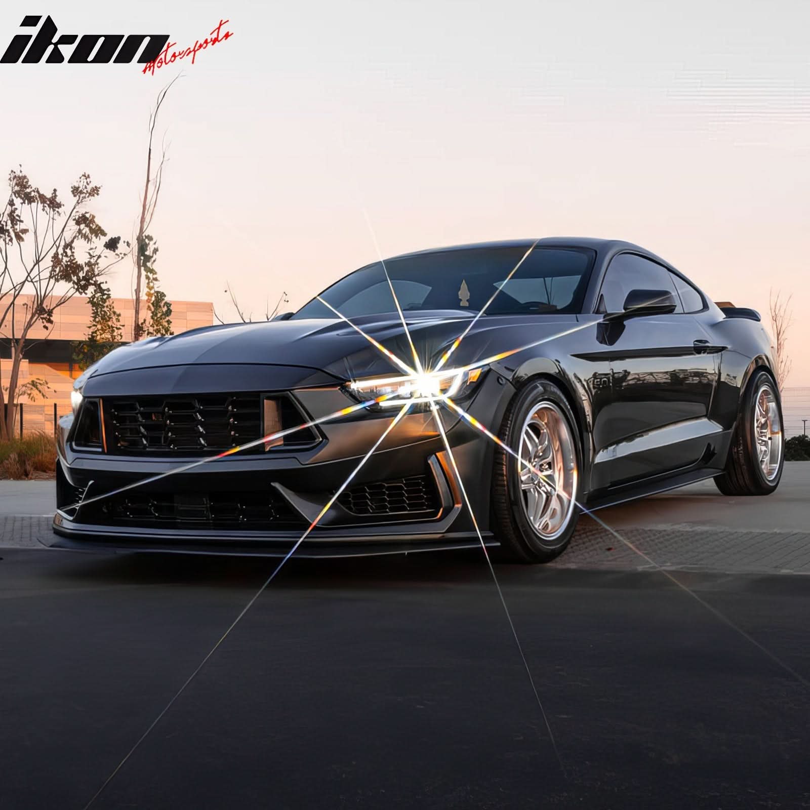 2015-2017 Ford Mustang Dark Horse Bumper Cover Switchback Headlight