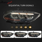 2018-2023 Ford Mustang Dark Horse Bumper Cover Switchback Headlight PP