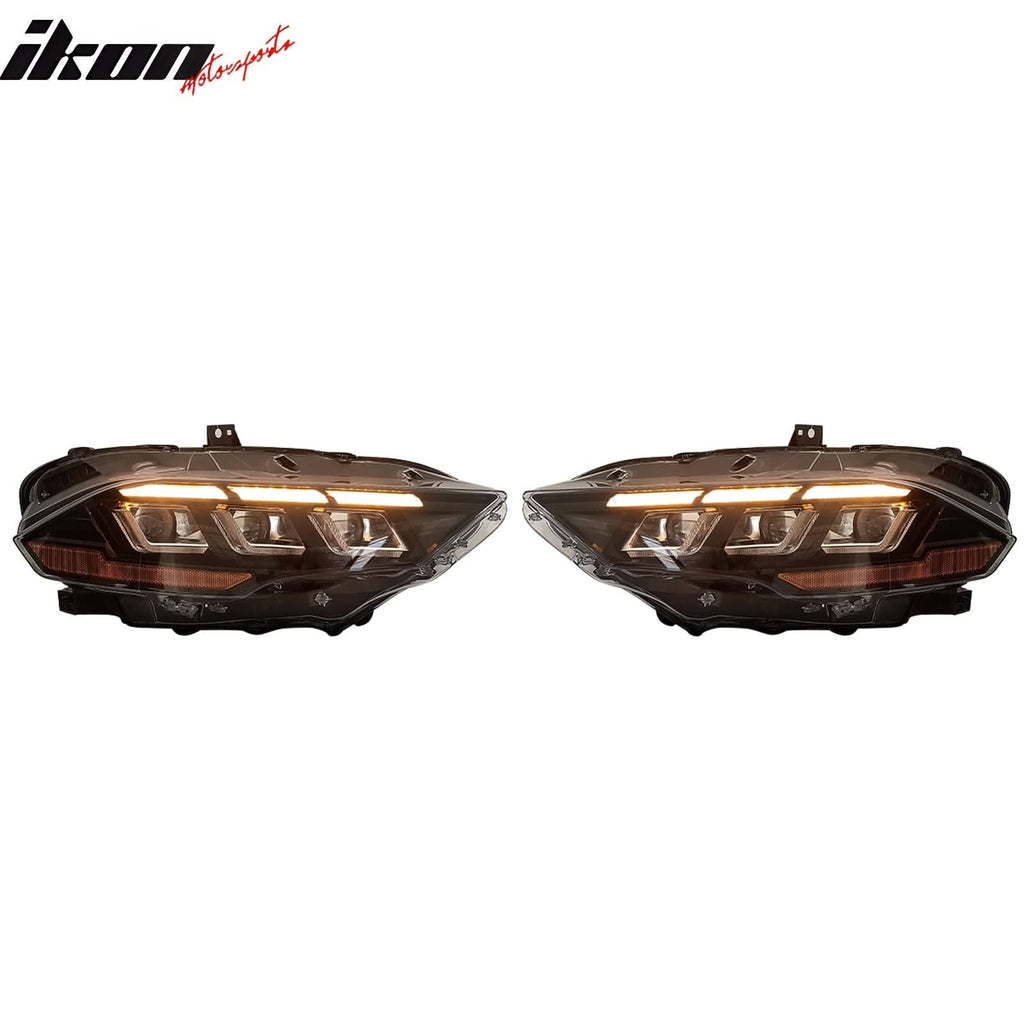 2018-2023 Ford Mustang Dark Horse Bumper Cover Switchback Headlight PP