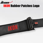 Universal 3" Wide 4 Point Buckle Racing Seat Belt Harness Nylon Black