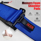 Universal Racing Seat Belt Harness 3" 4 Point Strap Buckle Nylon Blue